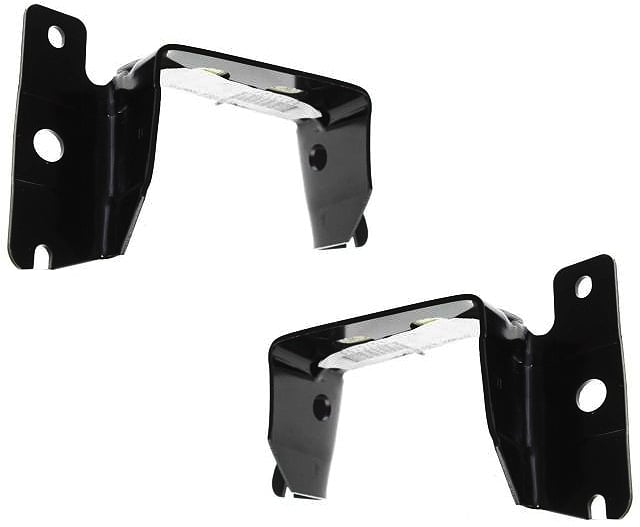 Front Bumper Bracket Pair/Set for Dodge Dakota 1997-2004, Right (Passenger) and Left (Driver), Inner Mount on Face Bar, Two-Piece Bumper Type, Replacement