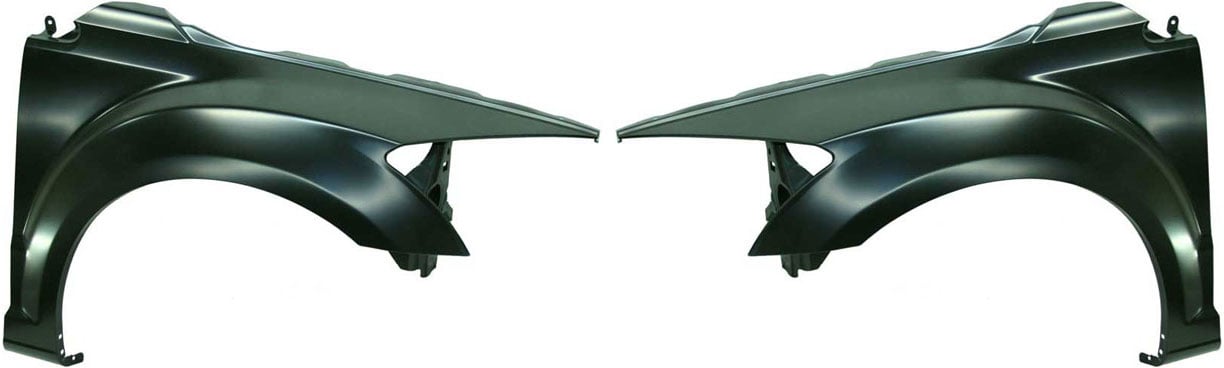 Front Fender Pair/Set for Dodge Caliber, 2007-2012, Right (Passenger) and Left (Driver), Primed (Ready to Paint) - Replacement