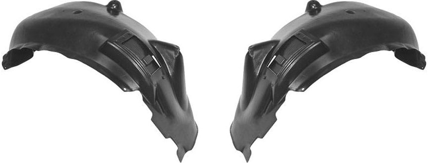 Front Fender Liner Pair/Set for 2004-2006 Dodge Durango, Right (Passenger) and Left (Driver) Replacement