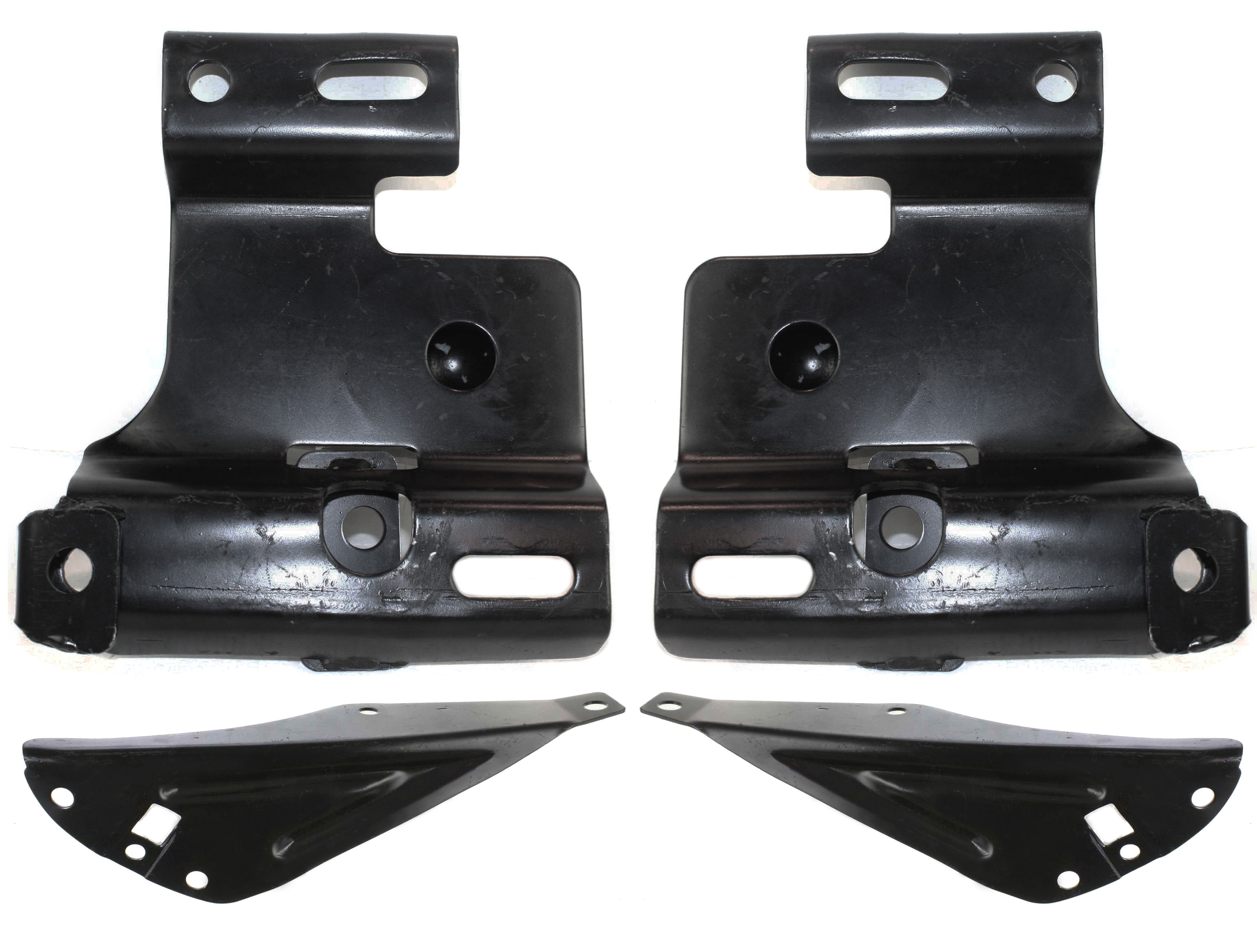 Front Bumper Bracket for Ford Ranger 2001-2005, Right (Passenger) and Left (Driver), Pair/Set of 4, Excludes STX Model, Replacement Pair/Set