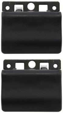 Front Door Handle Pair/Set for Ford Aerostar (1986-1997) and F-Series Super Duty (1999-2016), Right (Passenger) and Left (Driver), Inside, Textured Black, Replacement