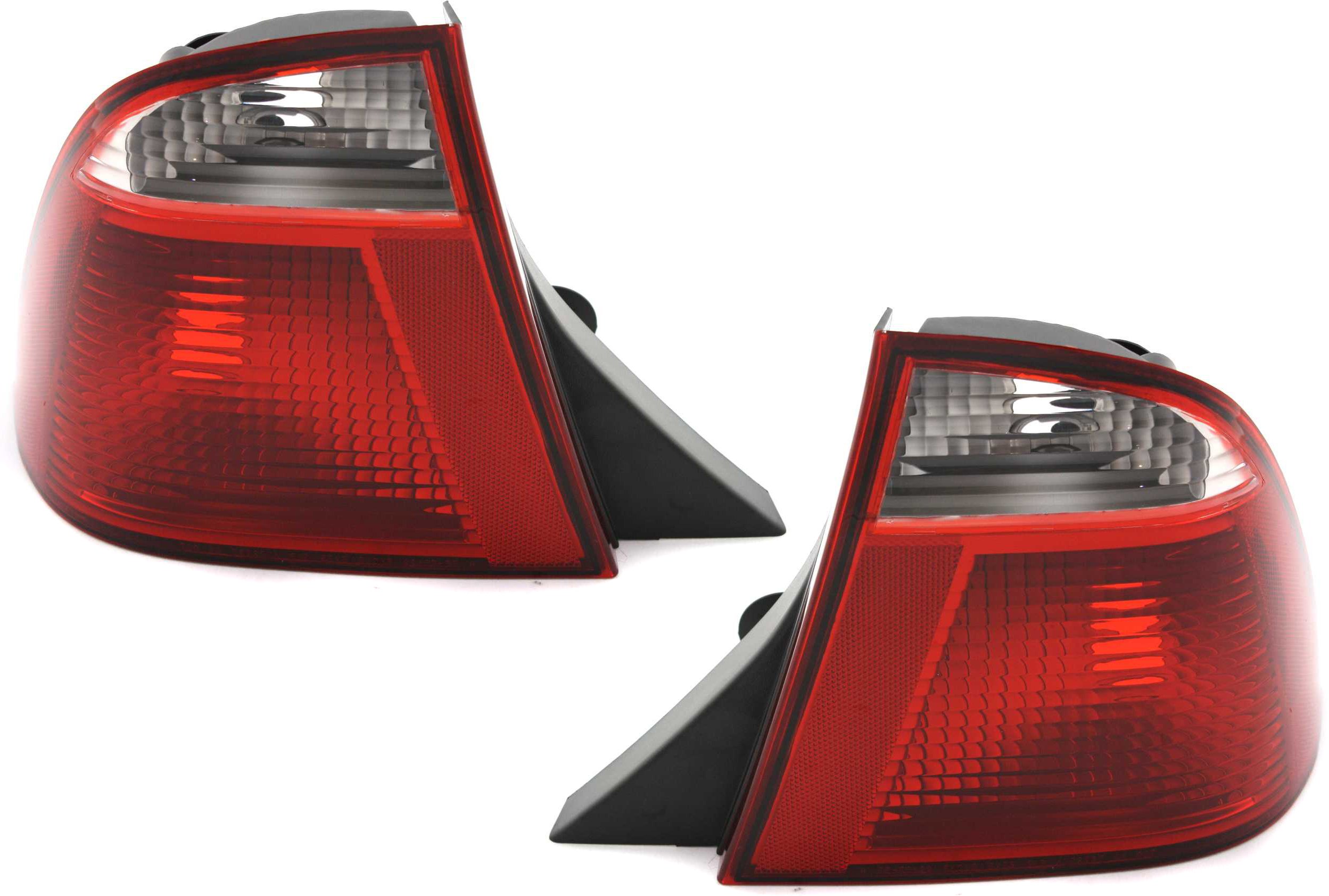 Tail Light Pair/Set for 2005-2007 Ford Focus Sedan, Includes Right (Passenger) and Left (Driver) Lights, Lens and Housing, Replacement