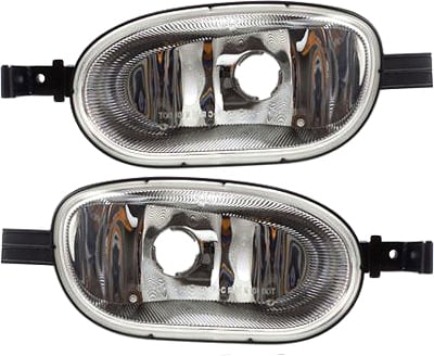 Corner Light Lens and Housing Pair/Set for GMC Envoy 2002-2009, Right (Passenger) and Left (Driver), Replacement