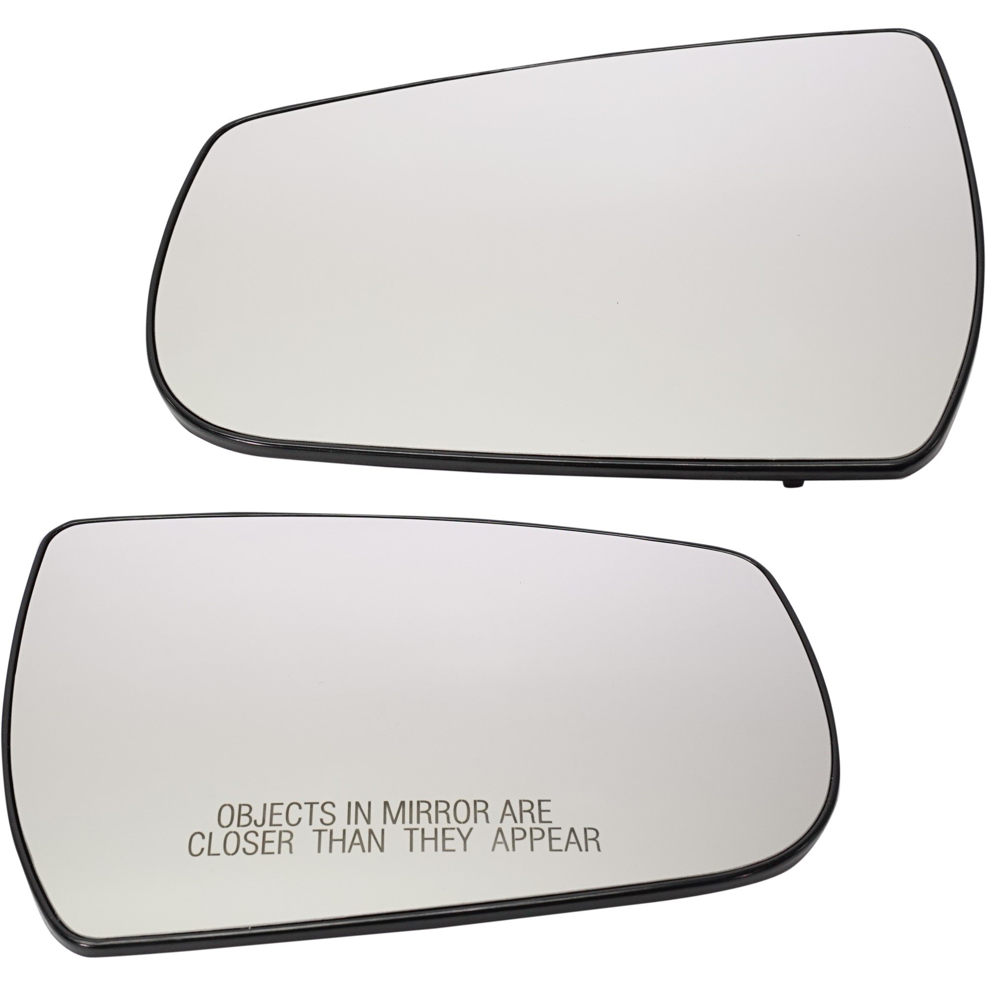 Mirror Glass Pair/Set for Chevrolet Malibu 2013-2015/Malibu Limited 2016, Right (Passenger) and Left (Driver), Non-Heated, with Backing Plate Replacement