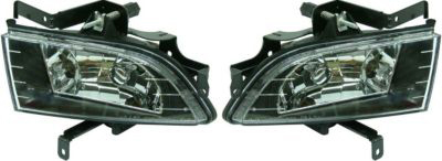 Front Fog Light Assembly Pair/Set for Hyundai Sonata 2006-2008, Right (Passenger) and Left (Driver), Replacement