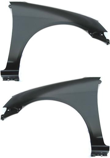 Front Fender Pair/Set for 2001-2003 Honda Civic, Primed (Ready to Paint), with Right (Passenger) and Left (Driver), Coupe/Sedan Replacement