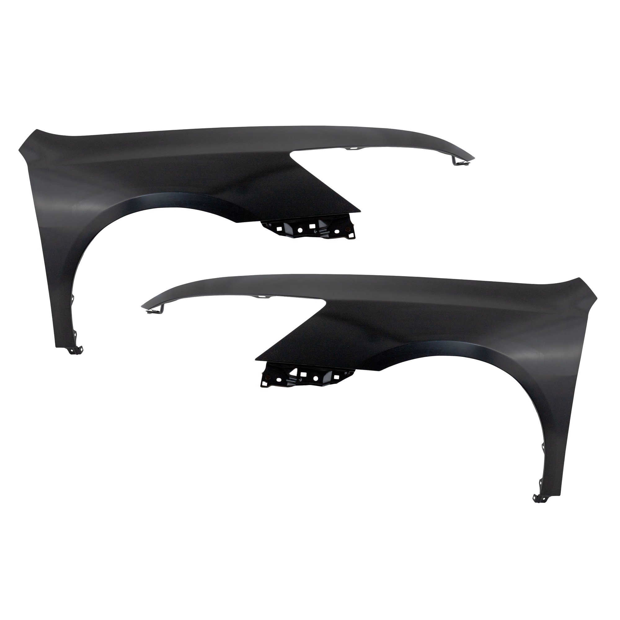 Front Fender Pair/Set for 2003-2007 Honda Accord Sedan, Right (Passenger) and Left (Driver), Primed (Ready to Paint) Replacement