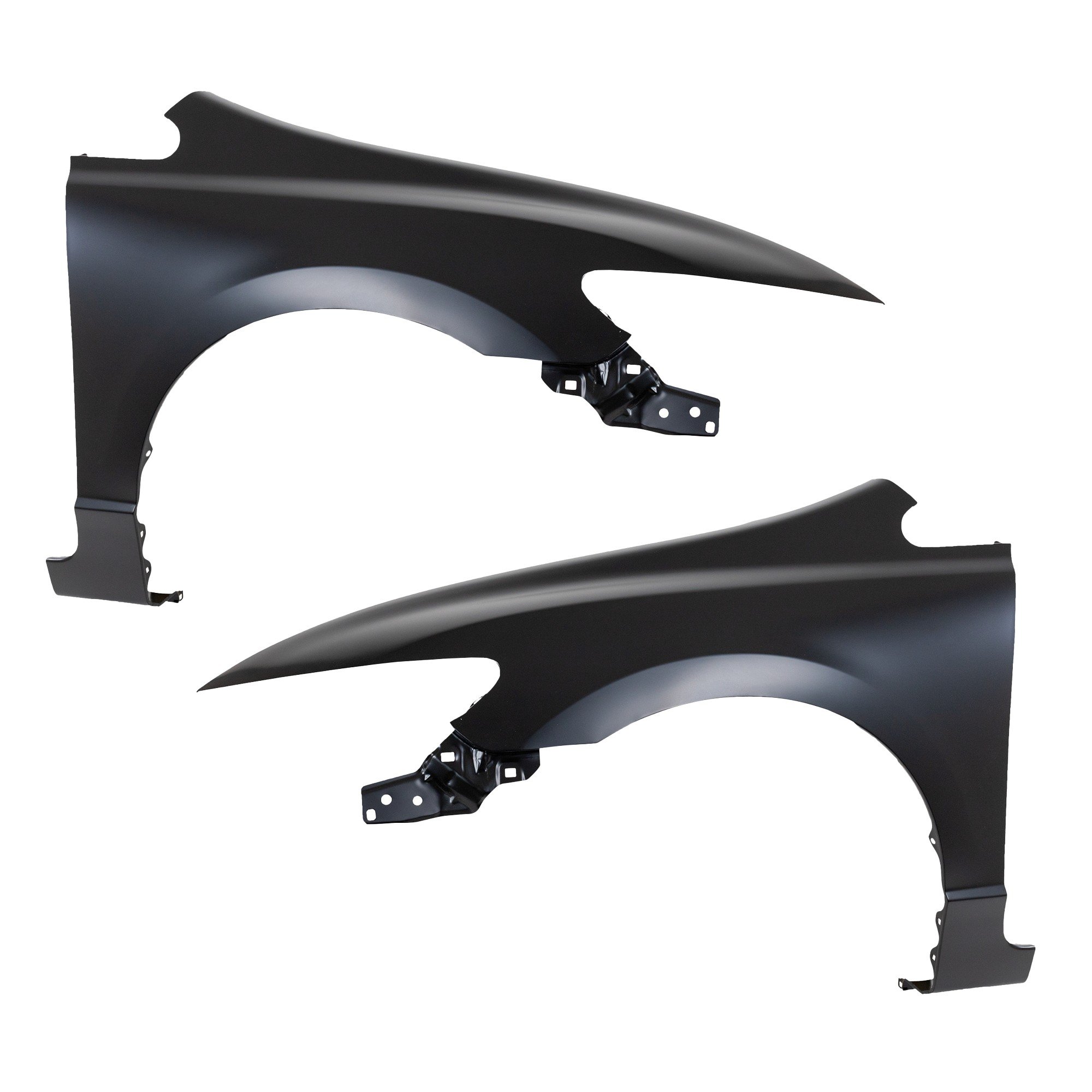 Front Fender Pair/Set for Honda Civic Sedan 2006-2011, Primed (Ready to Paint), Right (Passenger) and Left (Driver), Excluding MUGEN Si, Replacement
