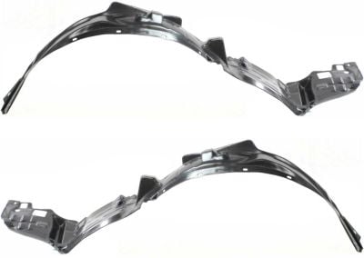 Front Fender Liner Pair/Set for Honda Odyssey 1999-2004, Right (Passenger) and Left (Driver) Side Replacement