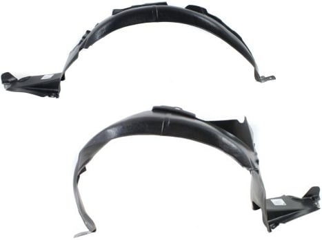 Front Fender Liner Pair/Set for Hyundai Sonata 1999-2001, Right (Passenger) and Left (Driver) Side Replacement