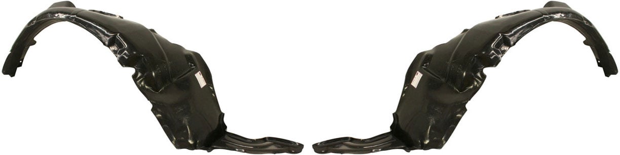 Front Fender Liner Pair/Set for Hyundai Elantra 2007-2010, Right (Passenger) and Left (Driver) Side Replacement