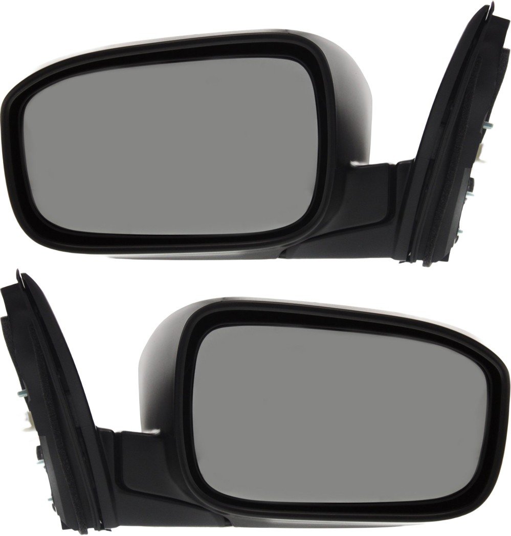 Mirror Pair/Set for Honda Accord 2003-2007, Right (Passenger) and Left (Driver), Power Adjustment, Manual Folding, Heated, Paintable, Without Auto Dimming, Blind Spot Detection, Memory Function, Signal Light, Suitable for Japan/USA Built Vehicle, Replacement