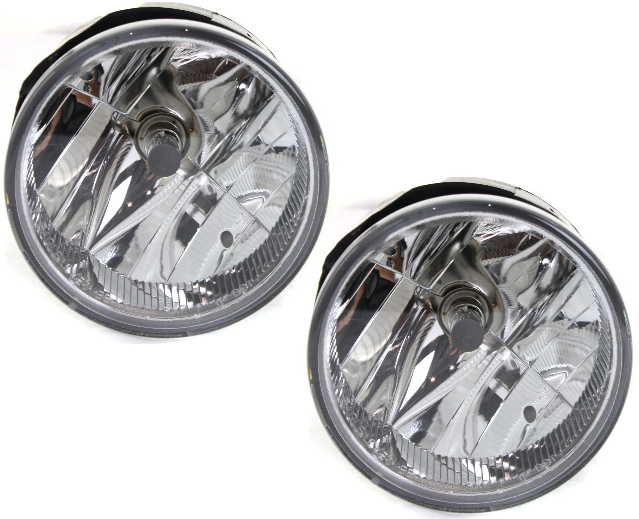 Front Fog Light Assembly for 2004 Jeep Grand Cherokee, Includes Right (Passenger) and Left (Driver) Sides, Replacement Set
