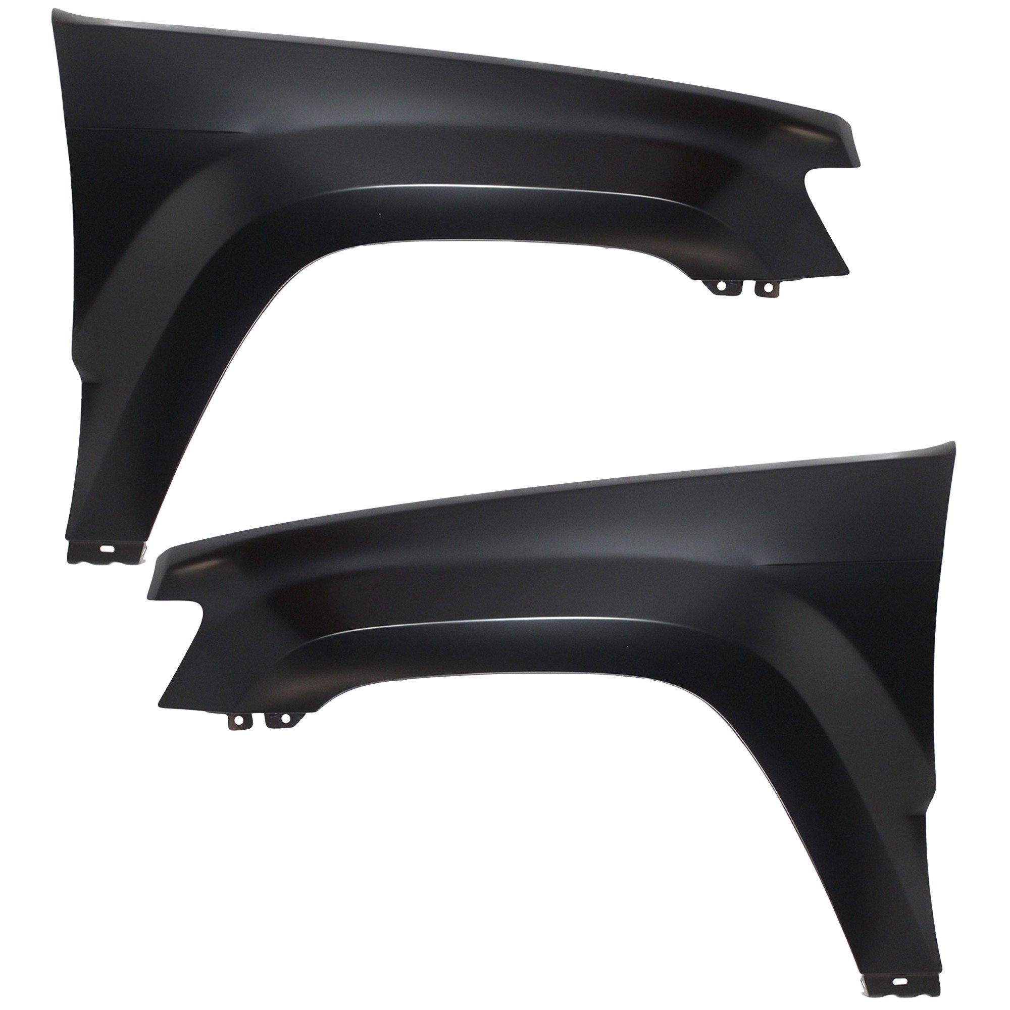 Front Fender Pair/Set for 2005-2010 Jeep Grand Cherokee, Right (Passenger) and Left (Driver), Primed (Ready to Paint) Replacement