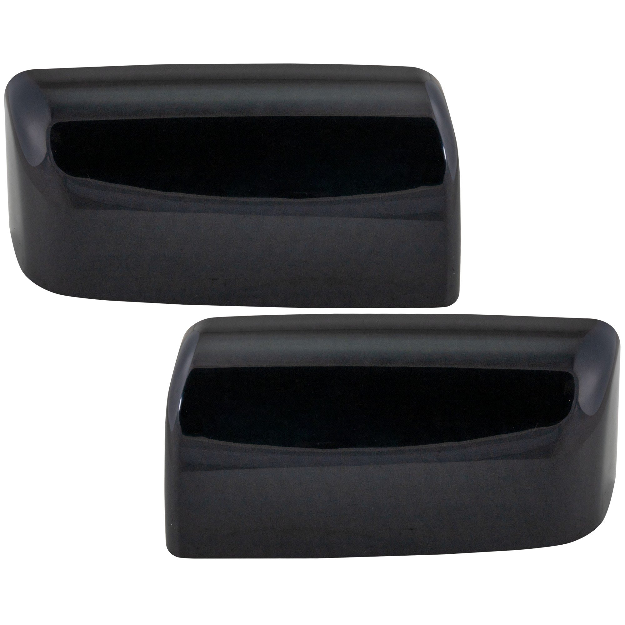 Mirror Cover Pair/Set for Ford F-150 2007-2014, Right (Passenger) and Left (Driver), Towing, without Signal Light, Paint to Match, Replacement