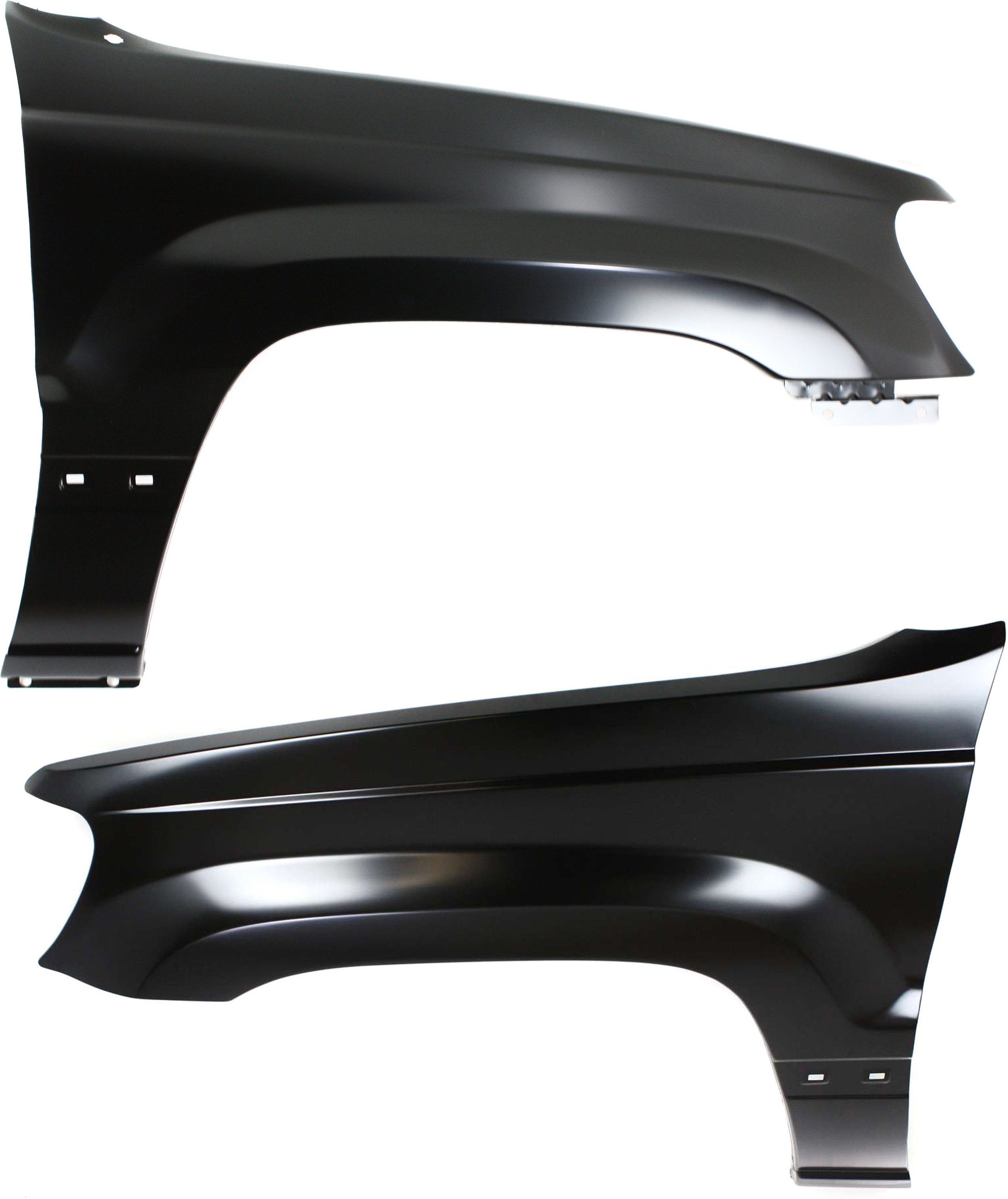 Front Fender Pair/Set for 1999-2004 Jeep Grand Cherokee, Includes Right (Passenger) and Left (Driver) Fenders, Primed (Ready to Paint), Replacement