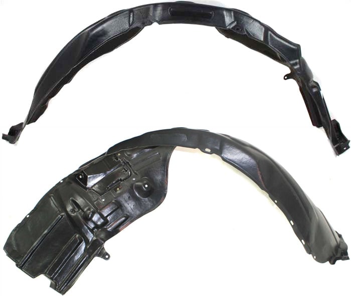 Front Fender Liner Pair/Set for Lexus ES350 2007-2009, Right (Passenger) and Left (Driver) Side, Replacement