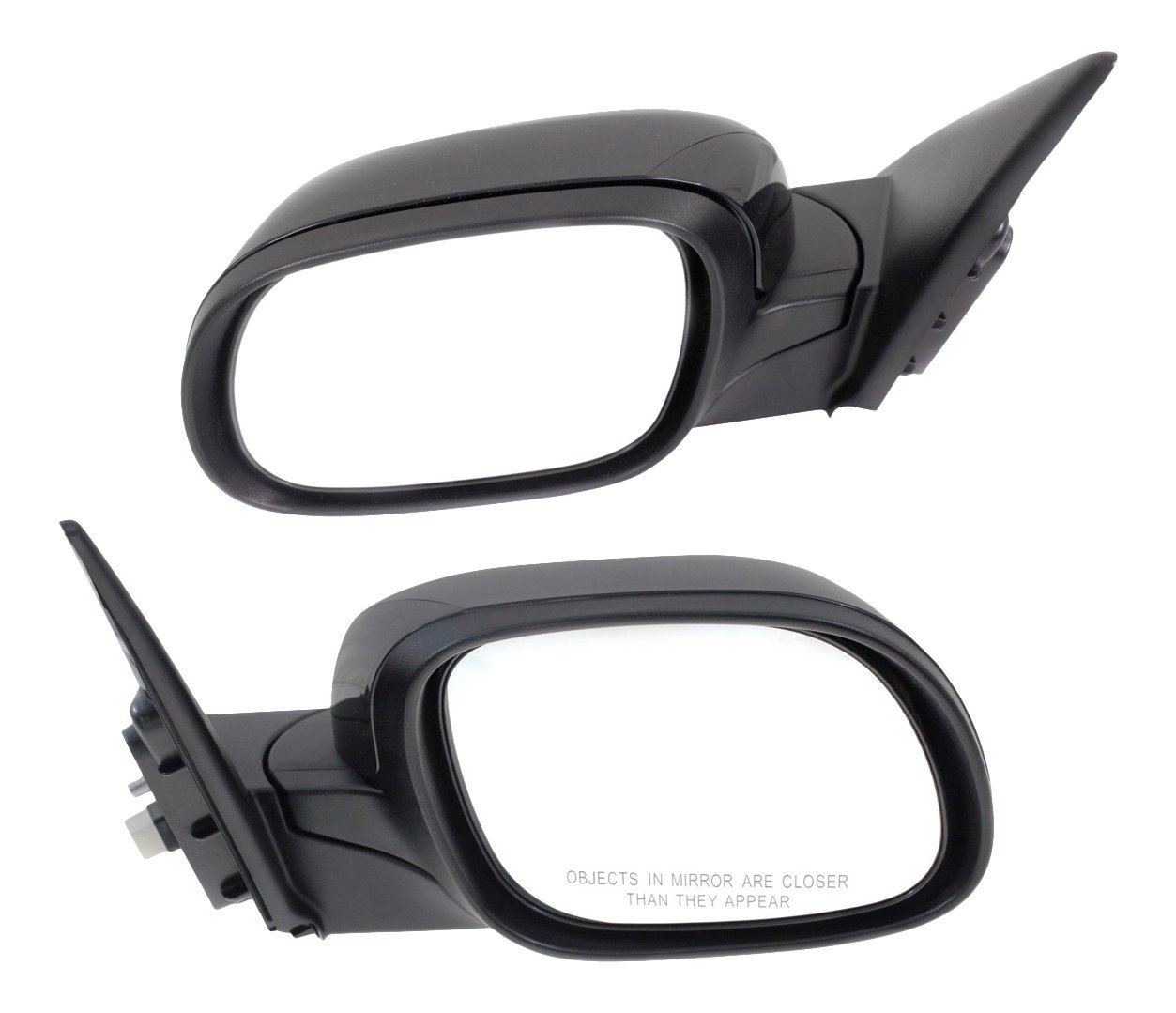 Power Mirror Pair/Set for Kia Soul 2014-2019, Manual Folding, Non-Heated, Paintable, w/o Memory, with Puddle and Signal Light, Right (Passenger) and Left (Driver) Replacement
