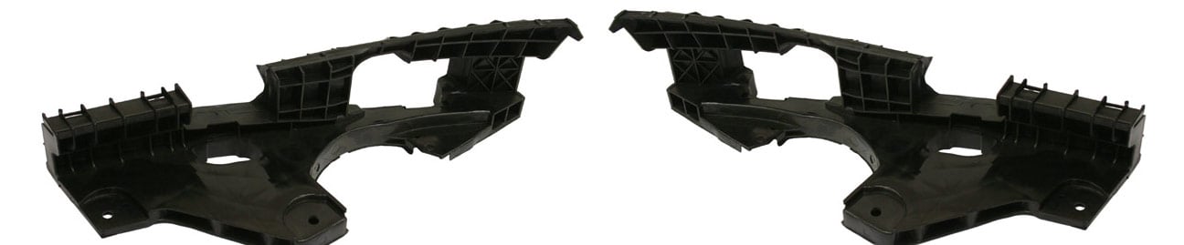 Front Bumper Bracket Pair/Set for Lexus IS250/IS350 2006-2008, Right (Passenger) and Left (Driver) Side Support Cover, Replacement