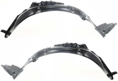 Front Fender Liner Pair/Set for Nissan Maxima 2004-2008, Right (Passenger) and Left (Driver) Side Replacement
