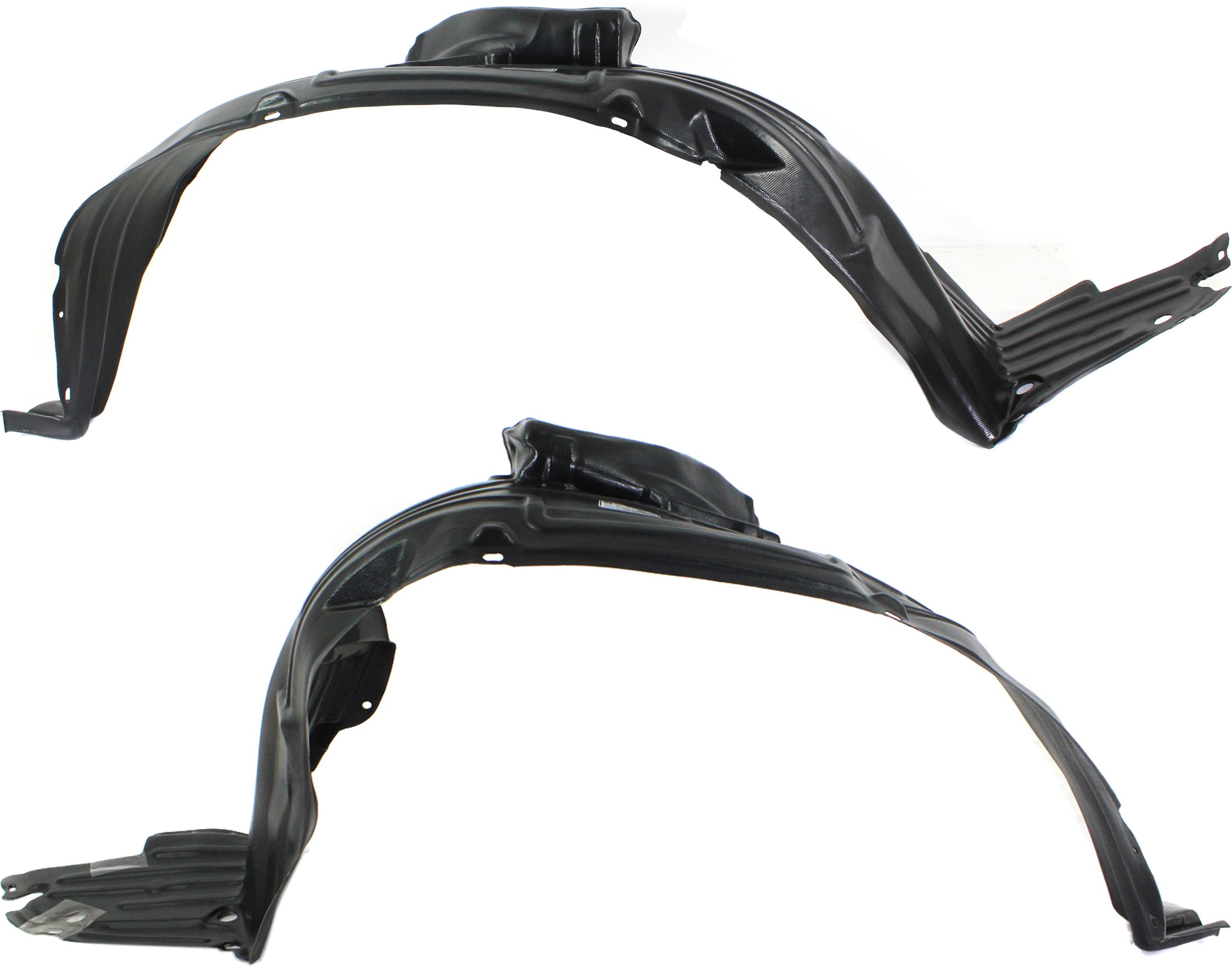 Front Fender Liner Pair/Set for 2004-2009 Nissan Quest, Includes Left (Driver) and Right (Passenger) Sides Replacement