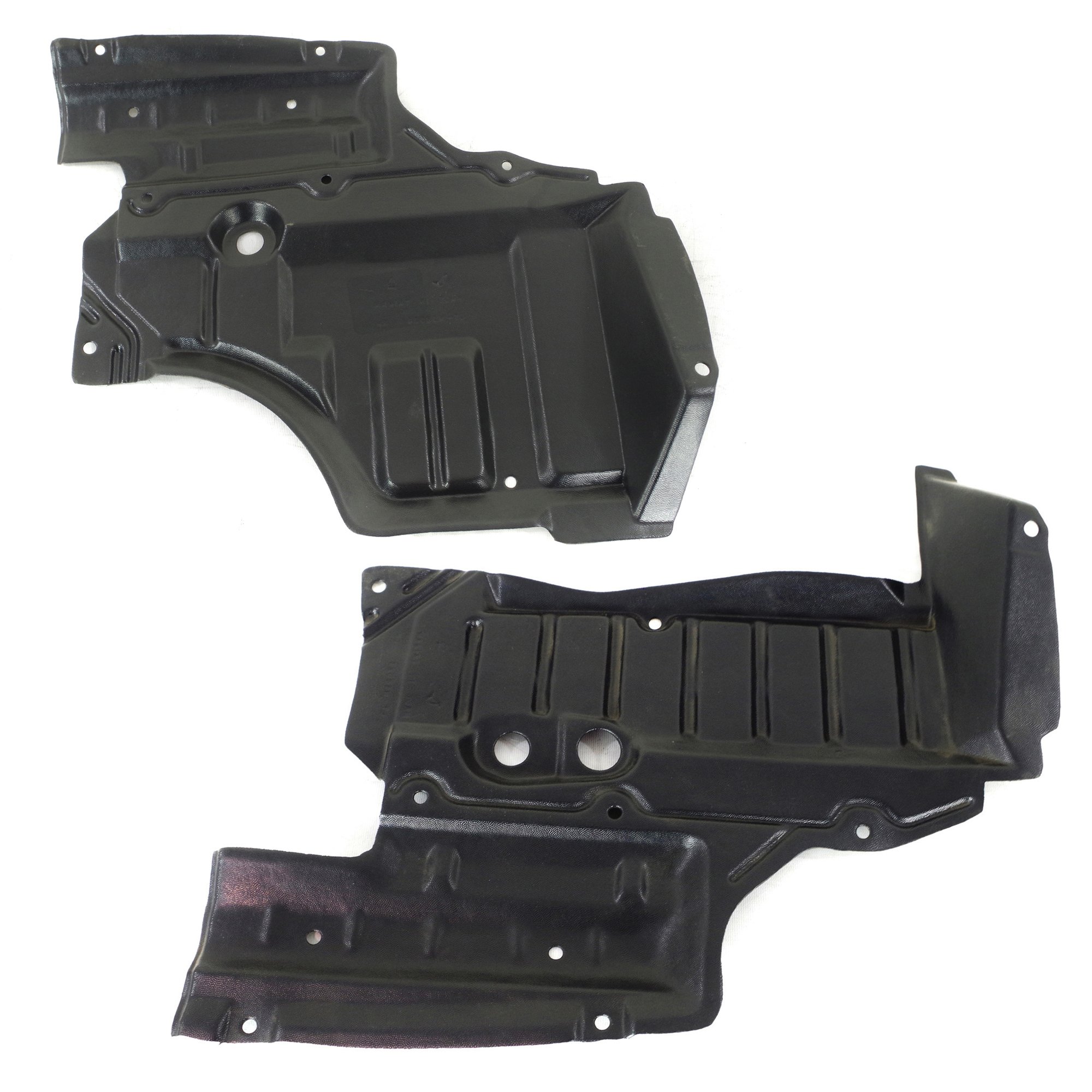 Front Engine Splash Shield Pair/Set for 1993-1997 Nissan Altima, Right (Passenger) and Left (Driver) Sides, Replacement