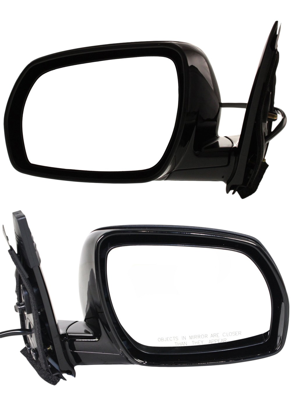 Mirror Pair/Set for Nissan Murano 2005-2007, Right (Passenger) and Left (Driver), Power, Manual Folding, Heated, Paintable, w/o Memory and Smart Entry System Replacement