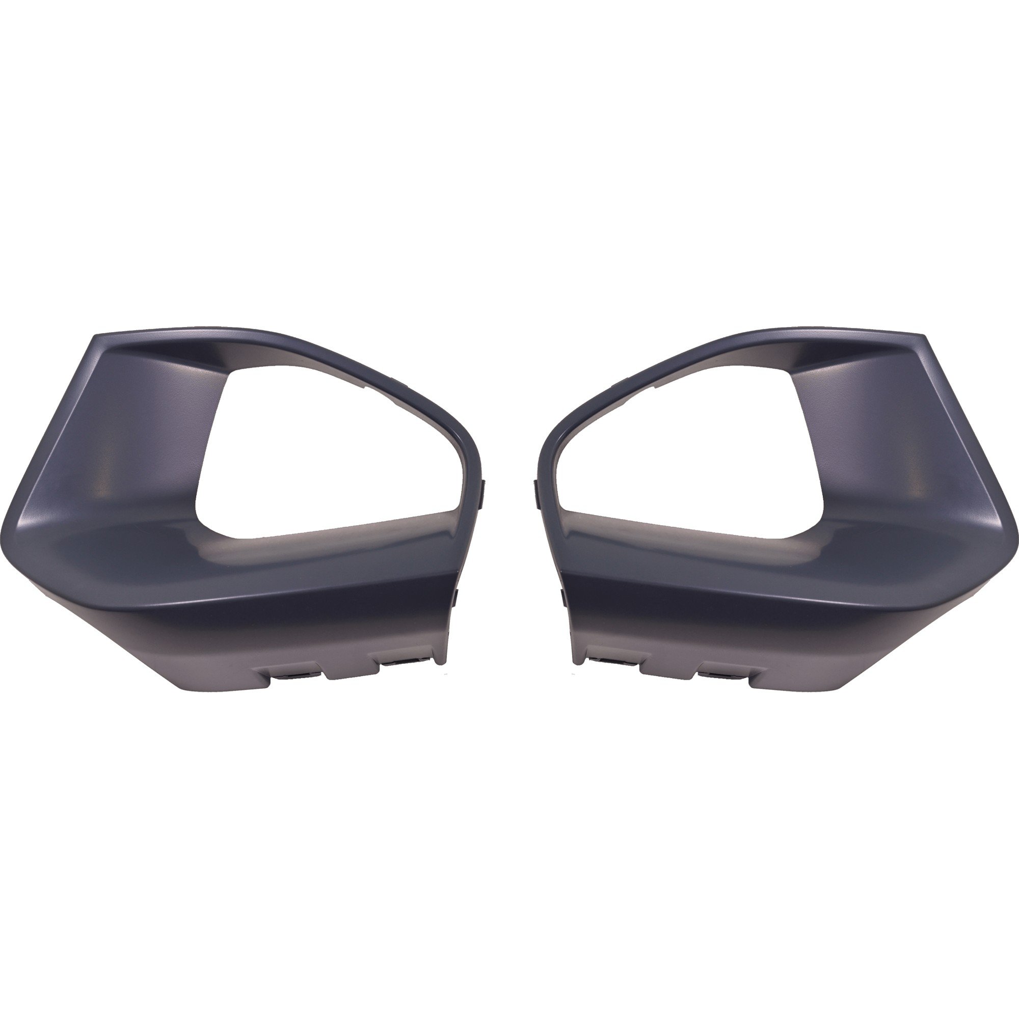 Front Fog Light Molding Pair/Set for BMW 330I/330I XDrive (2019-2022), Includes Right (Passenger) and Left (Driver) Sides, Black Replacement