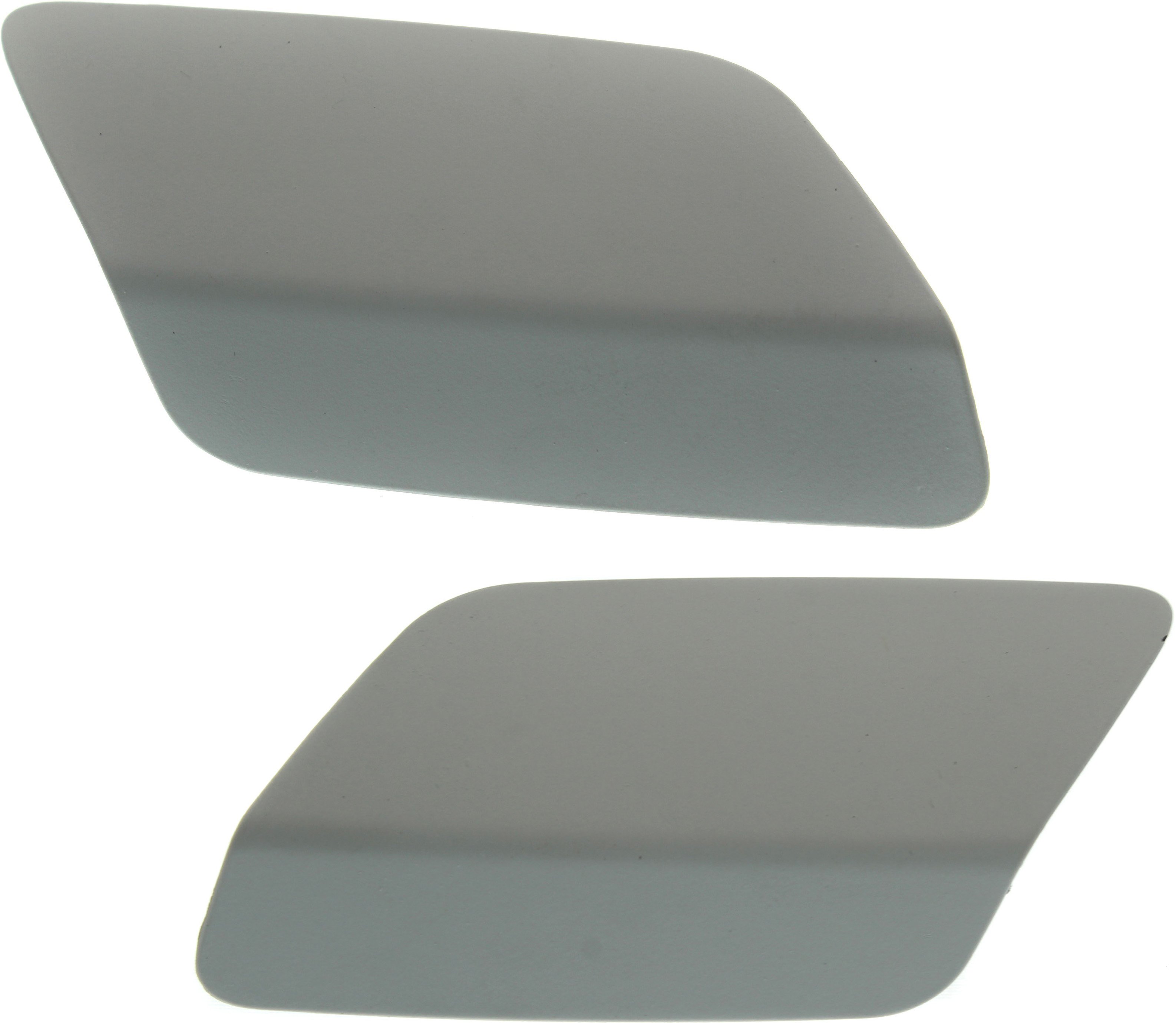 Headlight Washer Cover Pair/Set for BMW 3-Series 2011-2013, Right (Passenger) and Left (Driver), Primed (Ready to Paint), 3.0L Engine, with or without M Package, with Headlight Washer, Convertible/Coupe Replacement