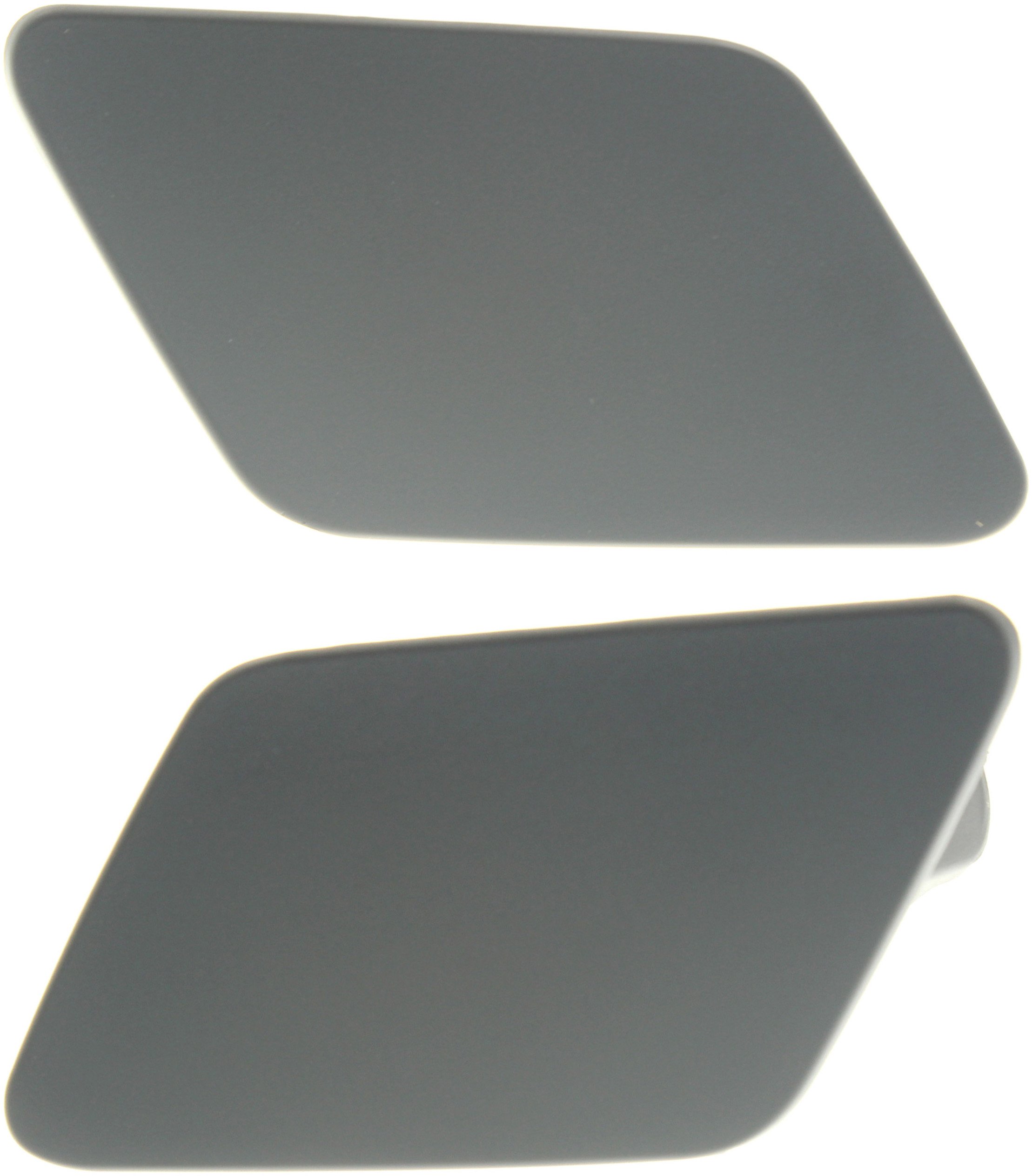 Headlight Washer Cover Pair/Set for BMW 3-Series (2016-2018), Right (Passenger) and Left (Driver), Primed (Ready to Paint), excluding M Sport Line and GT model, Sedan/Wagon - Replacement