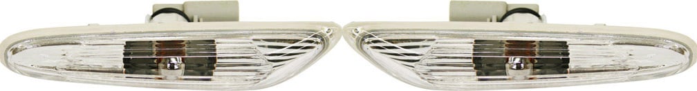 Pair/Set - Front Side Marker Light Assembly for BMW 3-Series (2006-2013) & 1-Series (2008-2013), Right (Passenger) and Left (Driver), Halogen, Replacement - Fits Models: for 128i, 135i, 325i, 328i, 330i, 335i.