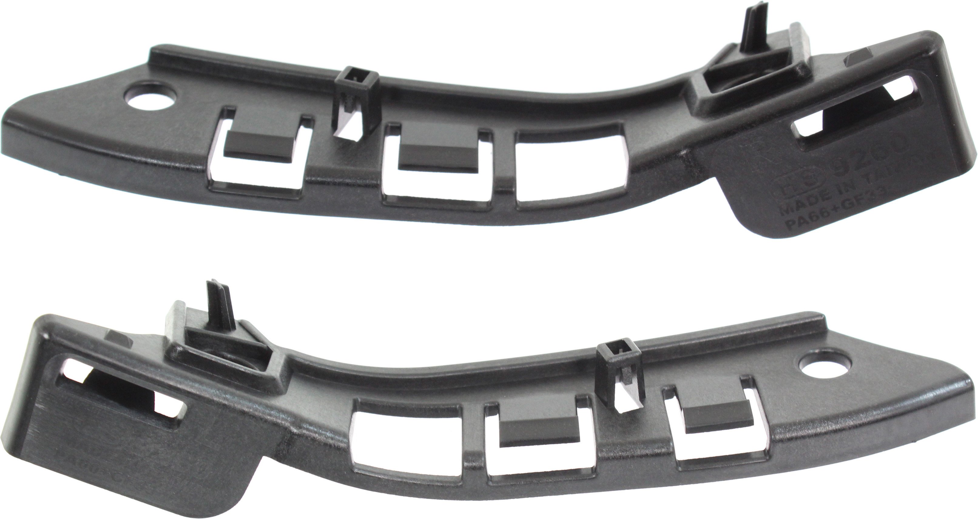 Front Bumper Bracket Pair/Set for Chevrolet Malibu 2008-2012, Right (Passenger) and Left (Driver), Outer Cover Bracket, Excludes 2008 Classic Model, Replacement