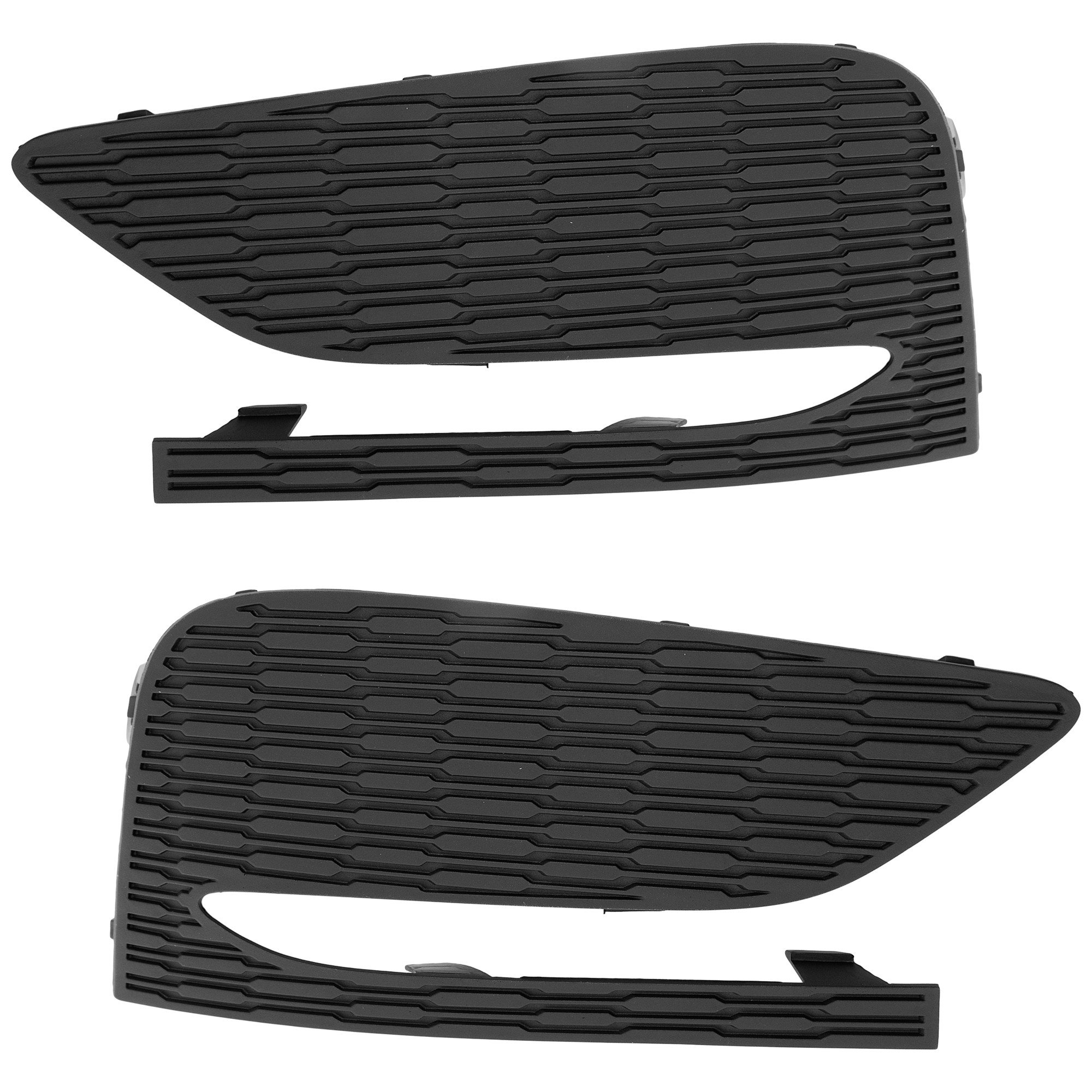Front Bumper Side Grille Pair/Set for Chevrolet Cruze 2016-2018, Right (Passenger) and Left (Driver), Suitable for Hatchback LT Models and Sedan L/LS/LT Models, Replacement