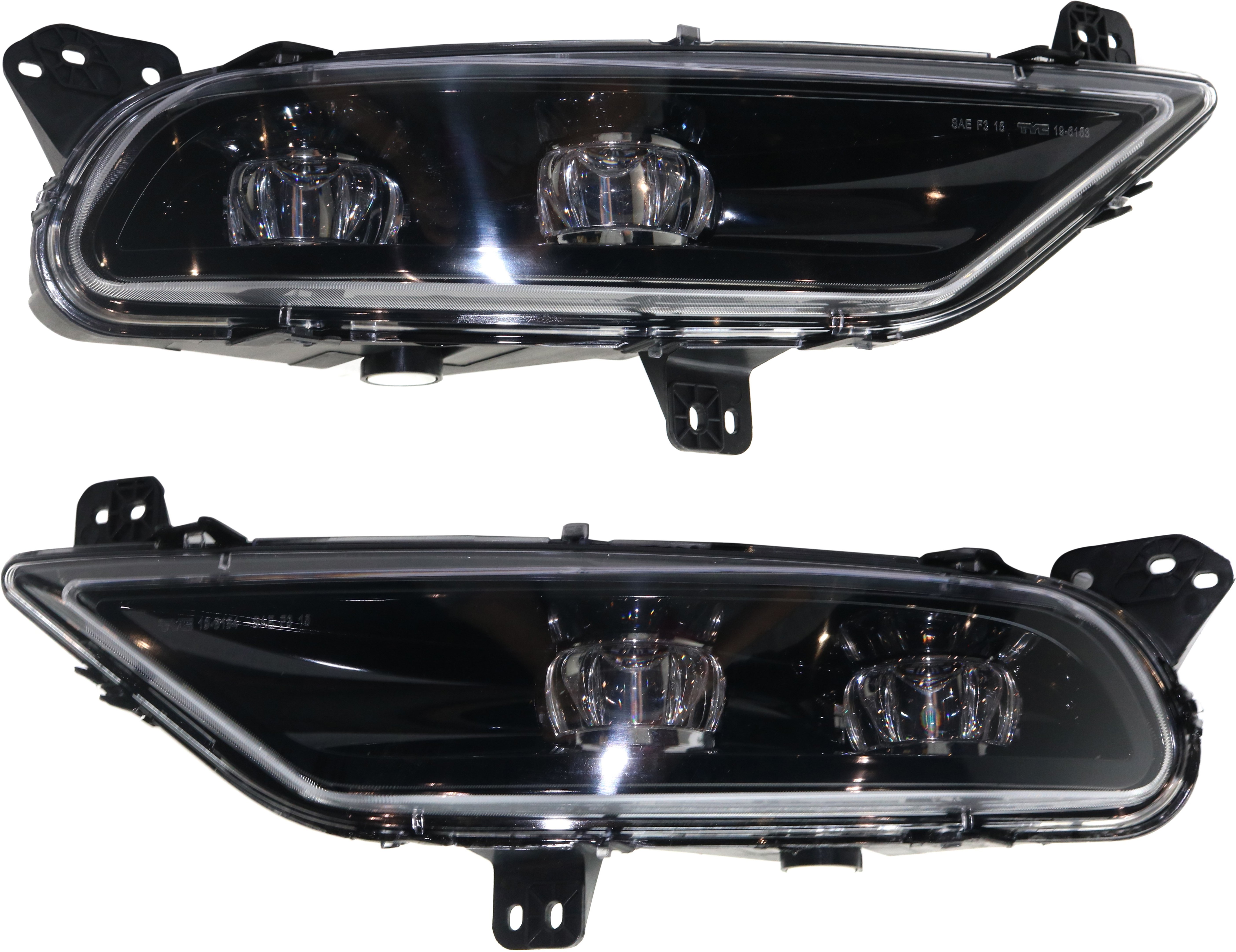 Front Fog Light Assembly for Chrysler 300, 2011-2022, LED, Right (Passenger) and Left (Driver) Side, Replacement Pair/Set