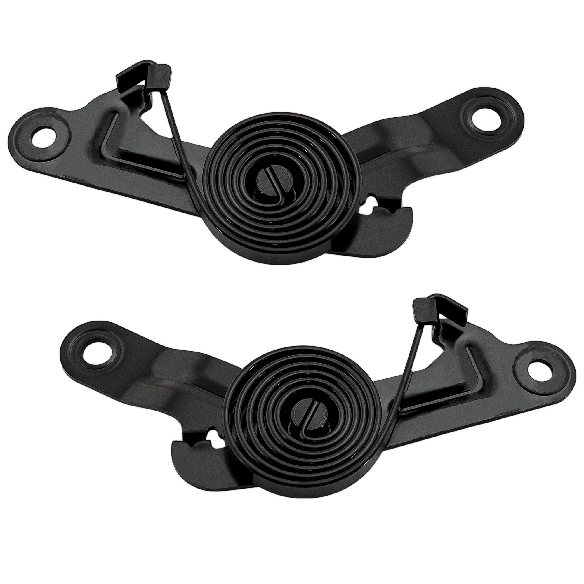 Hood Hinge Pair/Set for 2017-2019 Chevrolet Silverado/Sierra 2500 HD/3500 HD, Right (Passenger) and Left (Driver), Spring Hinge, Steel, 6.0L Eng., All Cab Types, Replacement