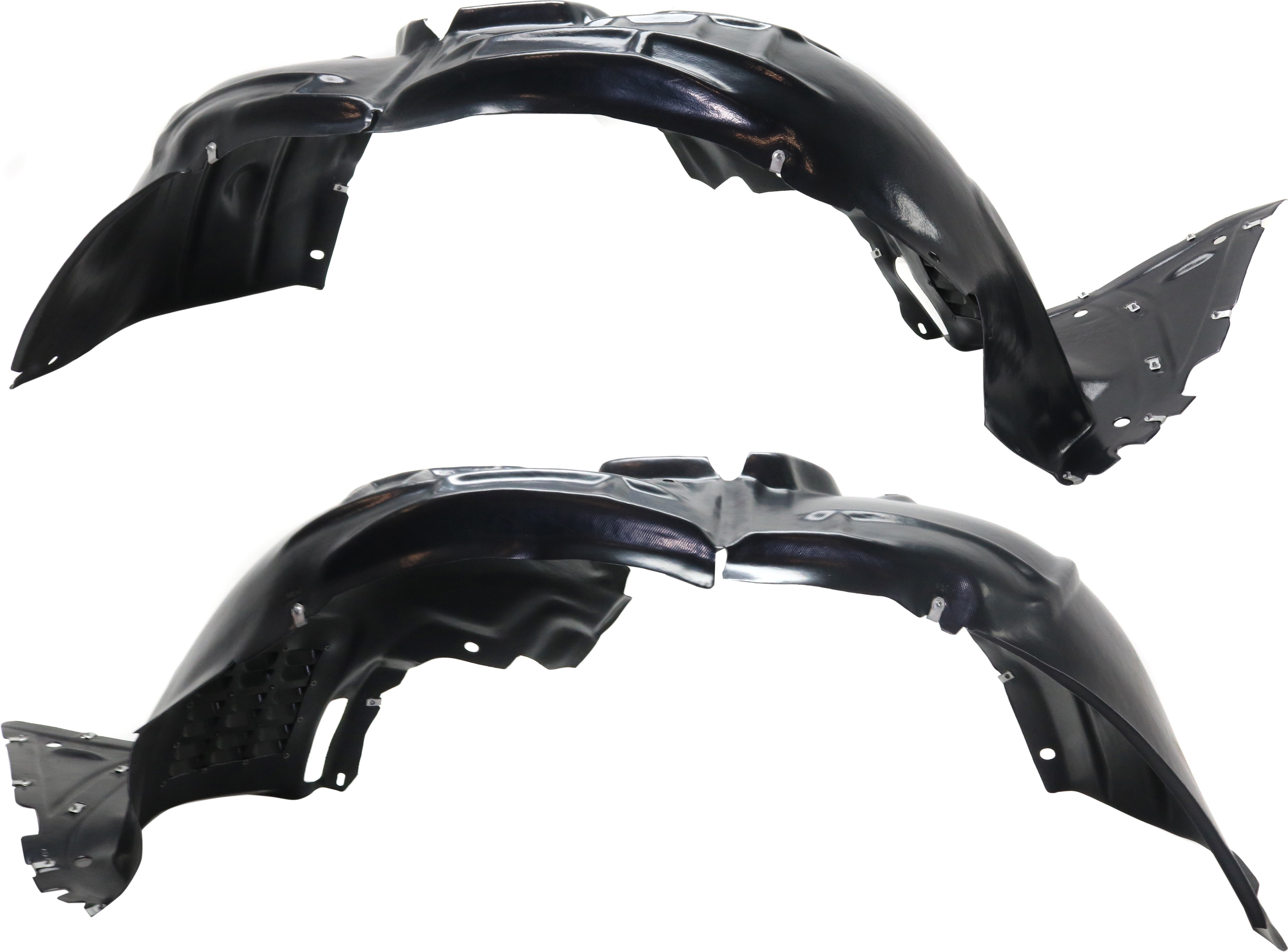 Front Fender Liner Pair/Set for 2016-2022 Chevrolet Camaro, Right (Passenger) and Left (Driver) Replacement