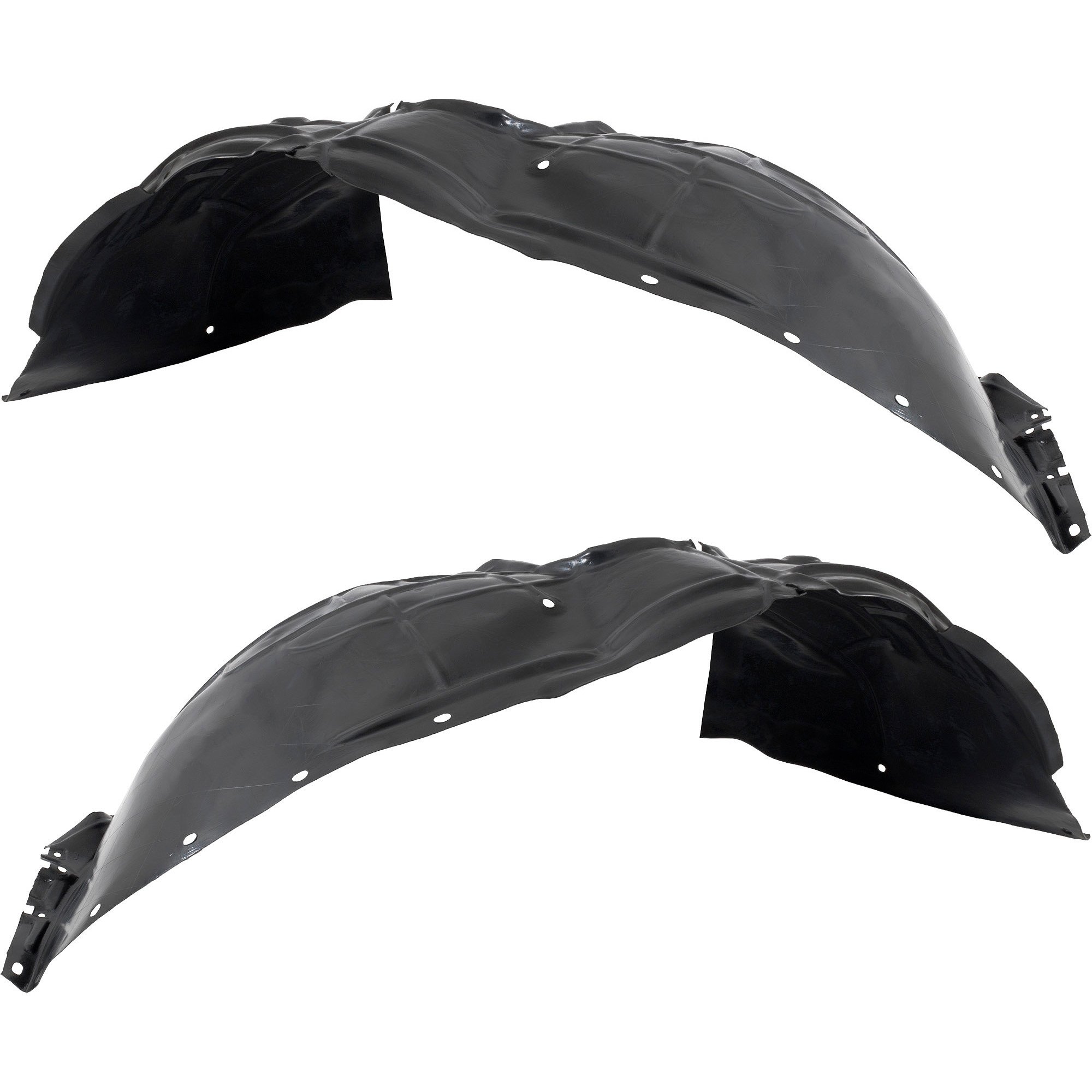 Front Fender Liner Pair/Set for Chevrolet Equinox 2018-2023, Inner Right (Passenger) and Left (Driver) Replacement