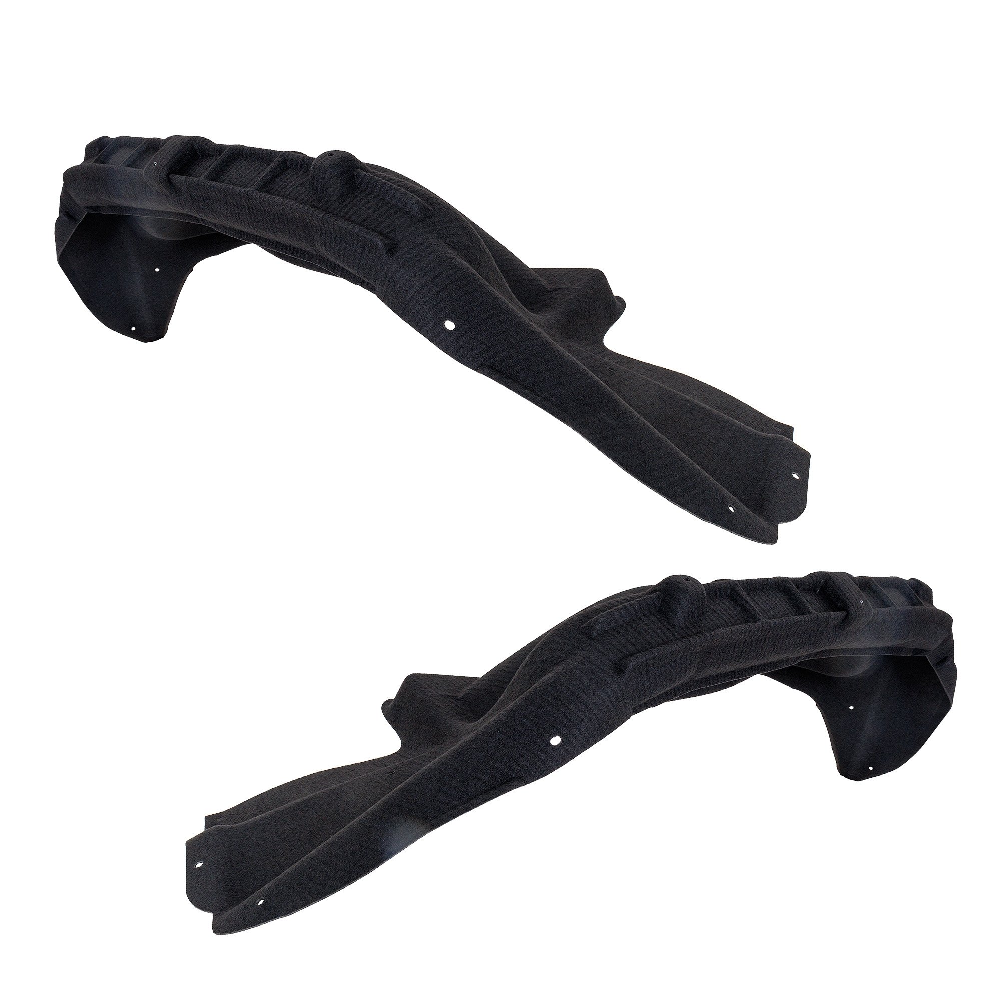 Rear Fender Liner for Chevrolet Silverado 1500 (2014-2018), Silverado 2500 HD (2015-2019), Right (Passenger) and Left (Driver) Pair/Set of 2, Replacement Set