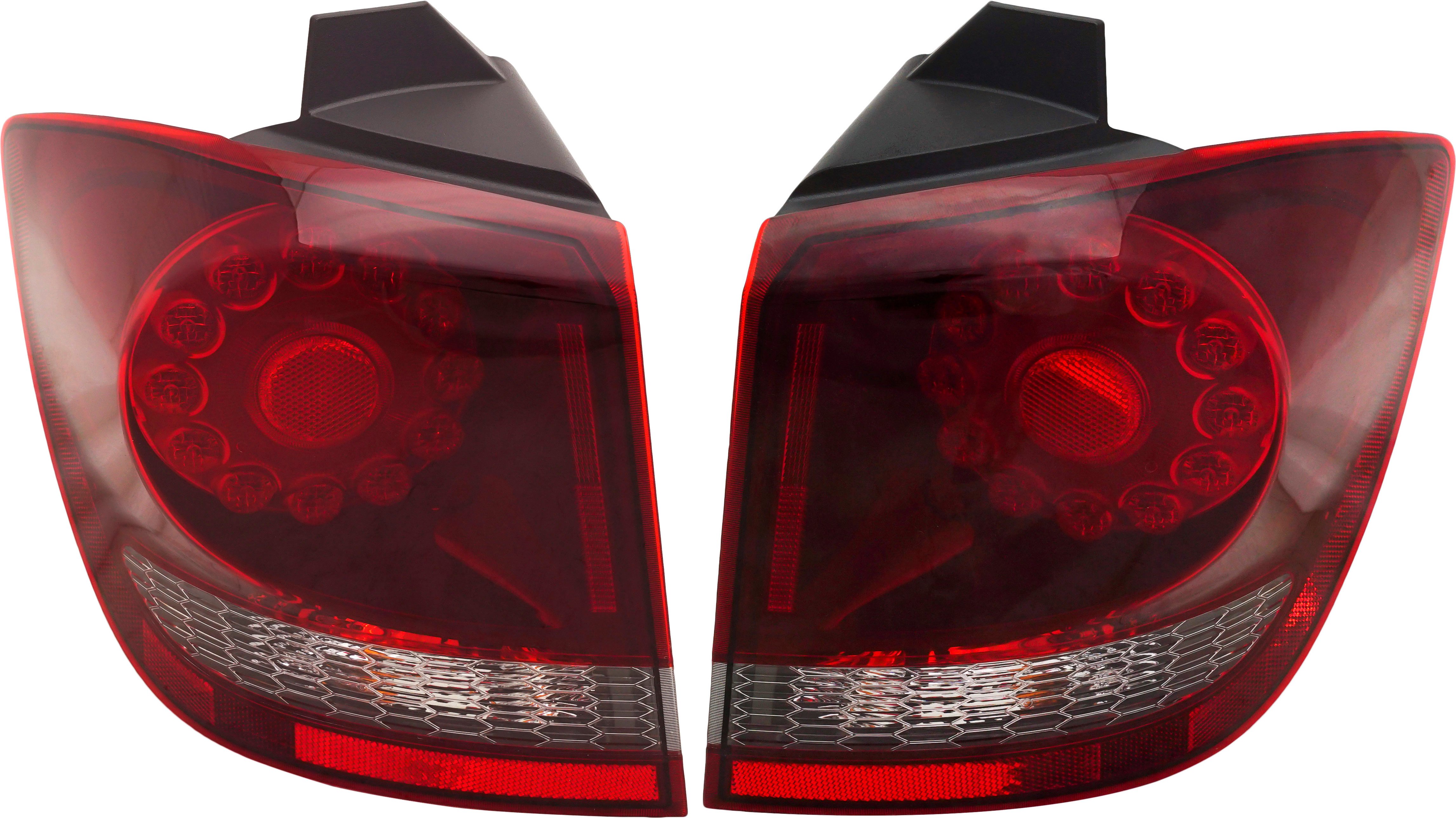 LED Tail Light Assembly for Dodge Journey 2009-2020, Outer, Black Interior, Right (Passenger) & Left (Driver), Replacement Pair/Set