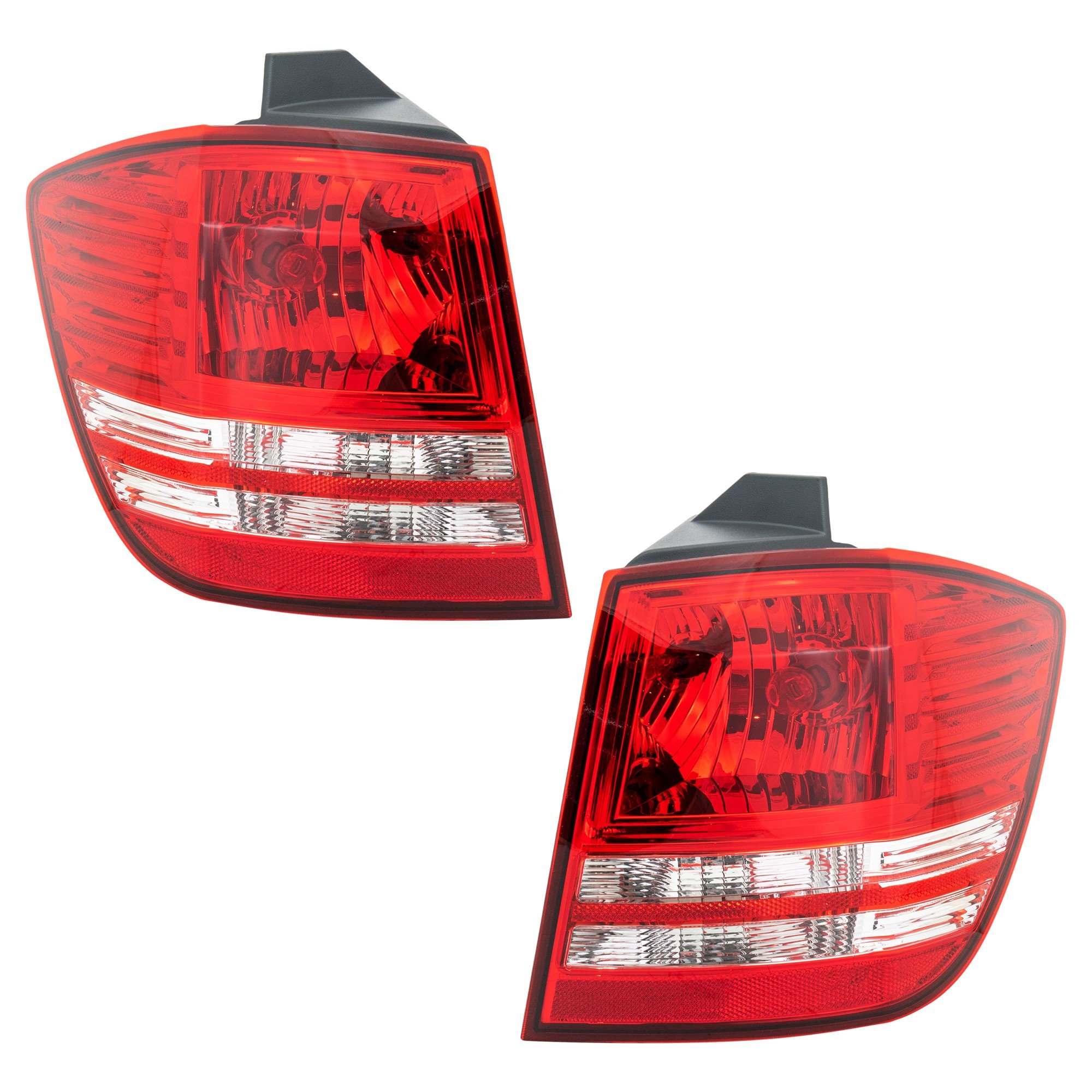 Pair/Set - Tail Light Assembly for Dodge Journey 2010-2020, Outer, Right (Passenger) and Left (Driver), Halogen, Replacement