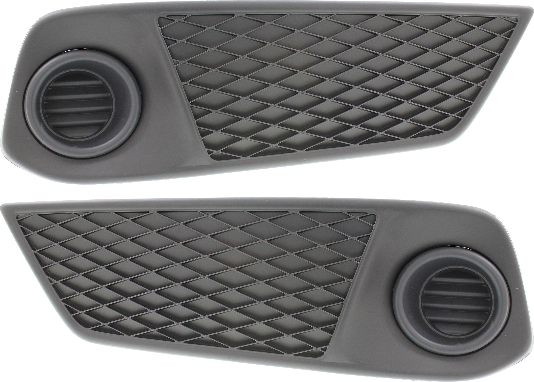 Pair/Set - Front Fog Light Cover for Acura RDX 2013-2015, Right (Passenger) and Left (Driver), Primed (Ready to Paint), w/o Technology Package Replacement