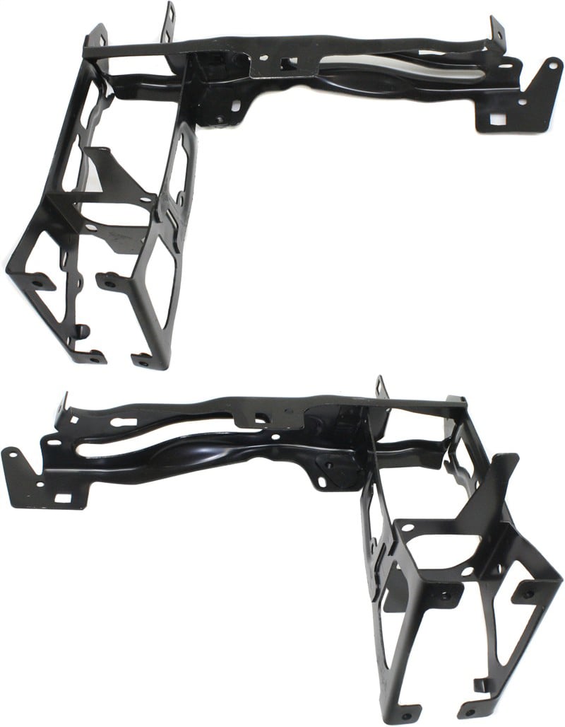 Steel Radiator Side Support Pair/Set for BMW 3-Series (2012-2019) & 2-Series (2014-2021), Right (Passenger) and Left (Driver), Sedan/Wagon, Replacement. Models: for 320i, 328i, 335i, 340i, 228i, 230i, M2. 