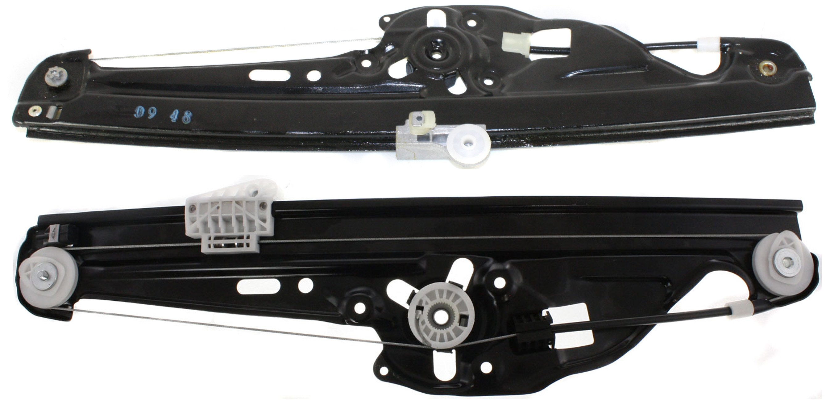 Front and Rear Window Regulator for BMW 5-Series 2004-2010, Right (Passenger), Power without Motor Set Replacement Models: for 520i, 523i, 525i, 528i, 530i, 535i, 540i, 545i, 550i.
