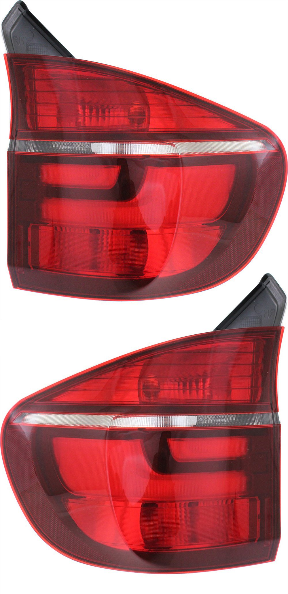 Outer Tail Light Assembly for X-5 Series 2011-2013, Right (Passenger) and Left (Driver), Replacement Pair/Set