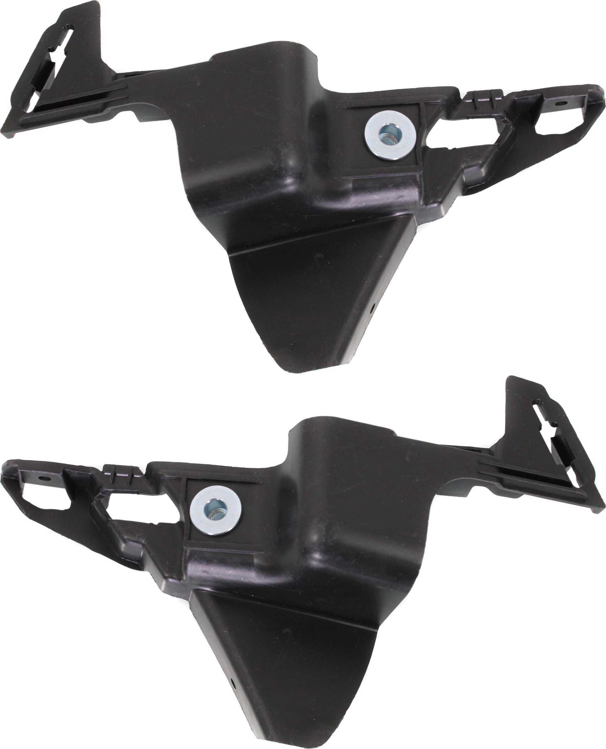Front Bumper Bracket Lower Reinforcement Pair/Set for 2010-2015 Chevrolet Camaro Convertible/Coupe, Right (Passenger) and Left (Driver) Replacement