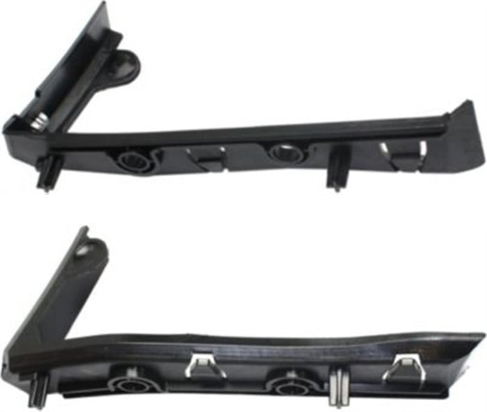 Front Bumper Bracket Pair/Set for 2007-2014 Chevrolet Tahoe, Right (Passenger) and Left (Driver), Plastic, Replacement