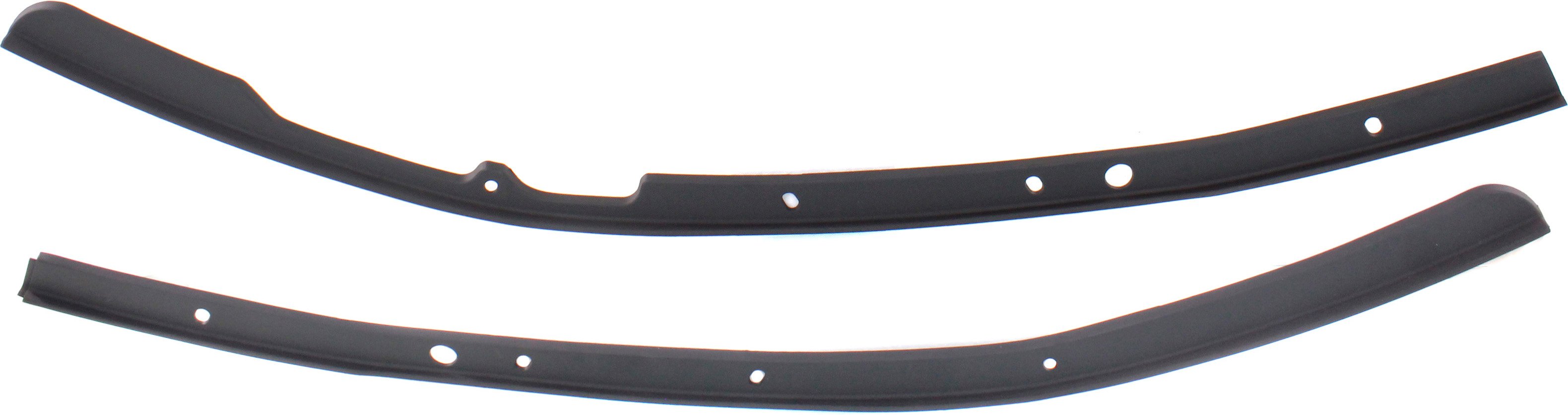 Front Bumper Molding Pair/Set for Chevrolet Camaro 2016-2023, Right (Passenger) and Left (Driver), Excluding ZL1 Model - Replacement