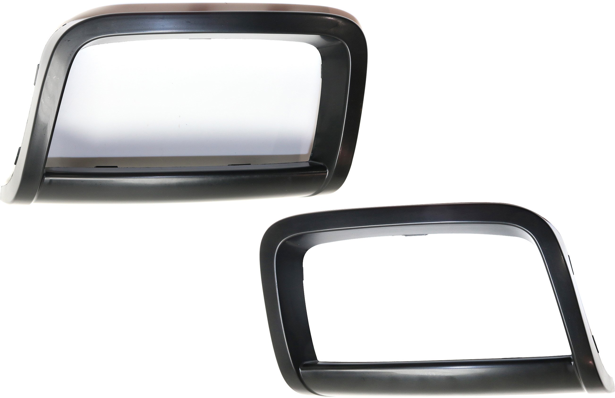 Front Bumper Grille Molding Pair/Set for 2008-2009 Chevrolet Equinox, Painted Silver, Right (Passenger) and Left (Driver) Replacement