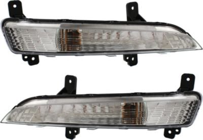 Signal Light Pair/Set for Chevrolet Traverse 2013-2017, Right (Passenger) and Left (Driver), Replacement Pair/Set of 2