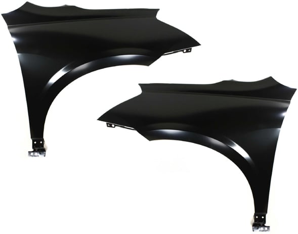 Front Fender Pair/Set for Chevrolet Traverse 2009-2017, Right (Passenger) and Left (Driver), Primed (Ready to Paint), Replacement